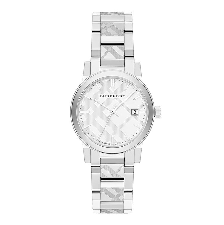 Burberry The City Ladies' Silver 34mm Watch