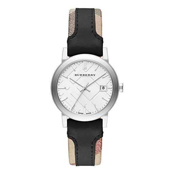 Burberry Ladies' Watch The City Haymarket Check Black