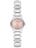 Burberry Ladies Watch The City Check Diamonds Pink