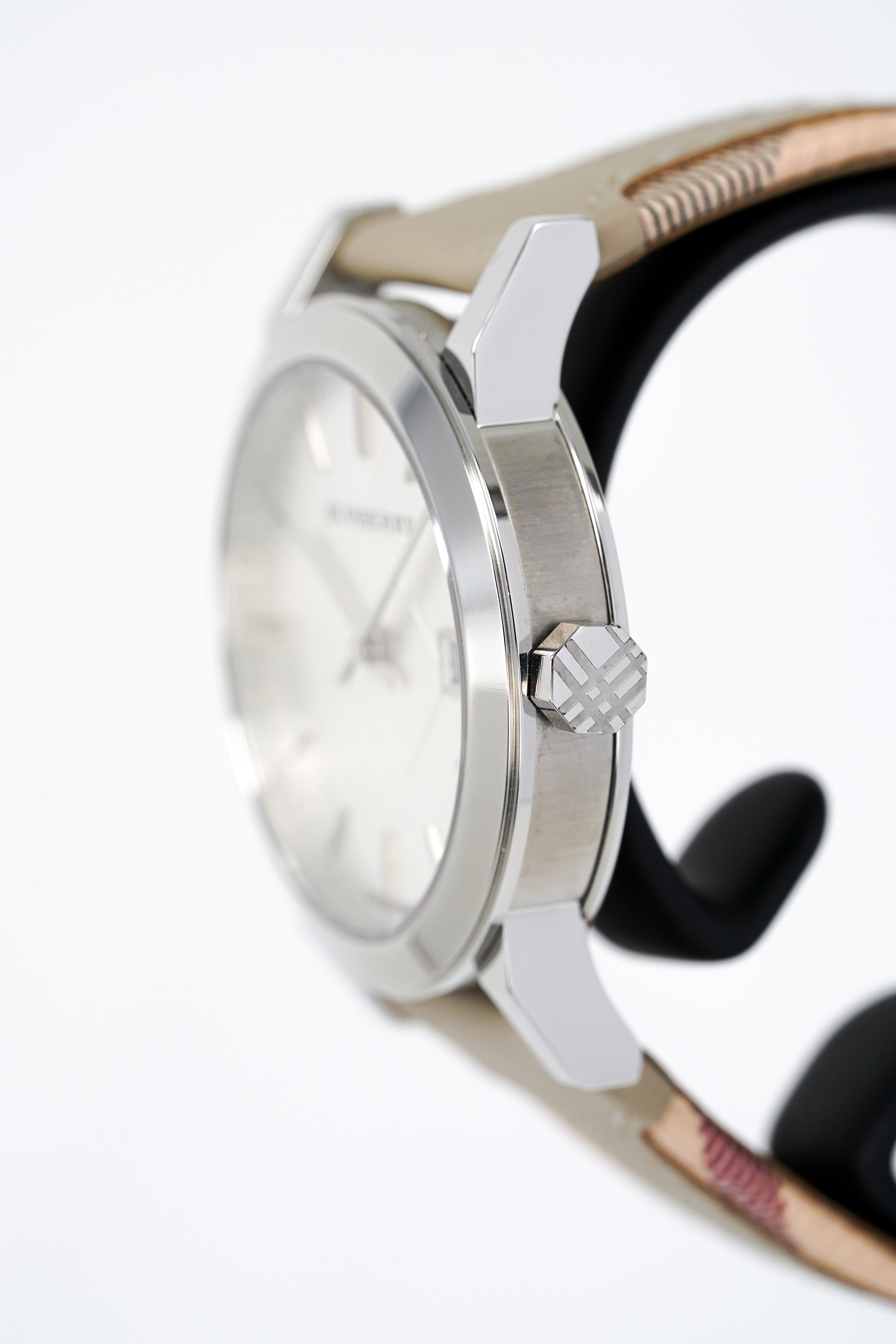 Burberry Ladies Watch The City Haymarket 34mm Check