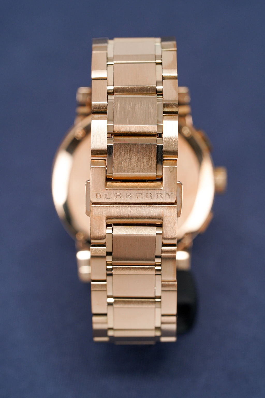 Burberry Men's Watch Chronograph The City 42mm Rose Gold