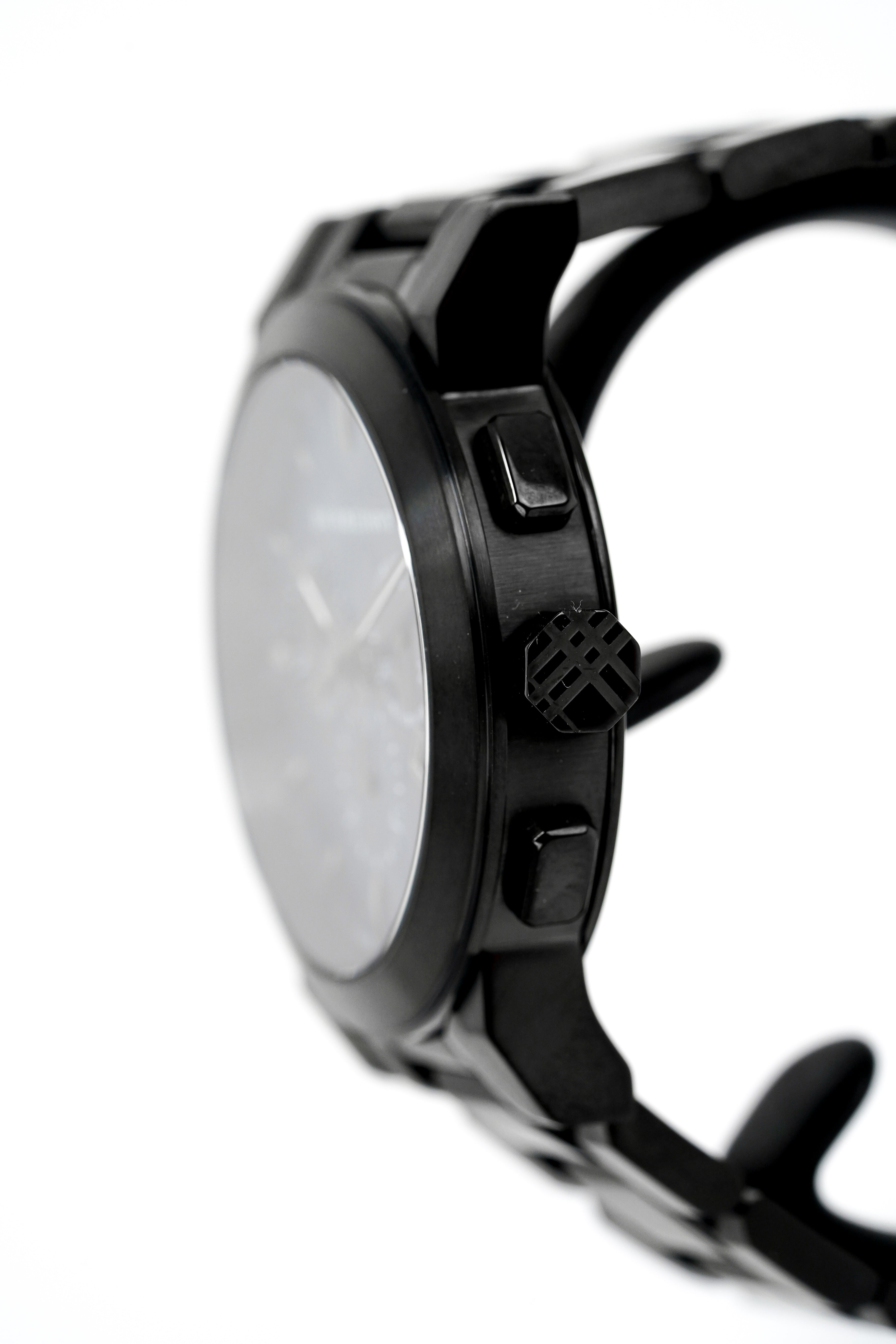 Burberry Men's Watch Chronograph The City 42mm Gun Metal
