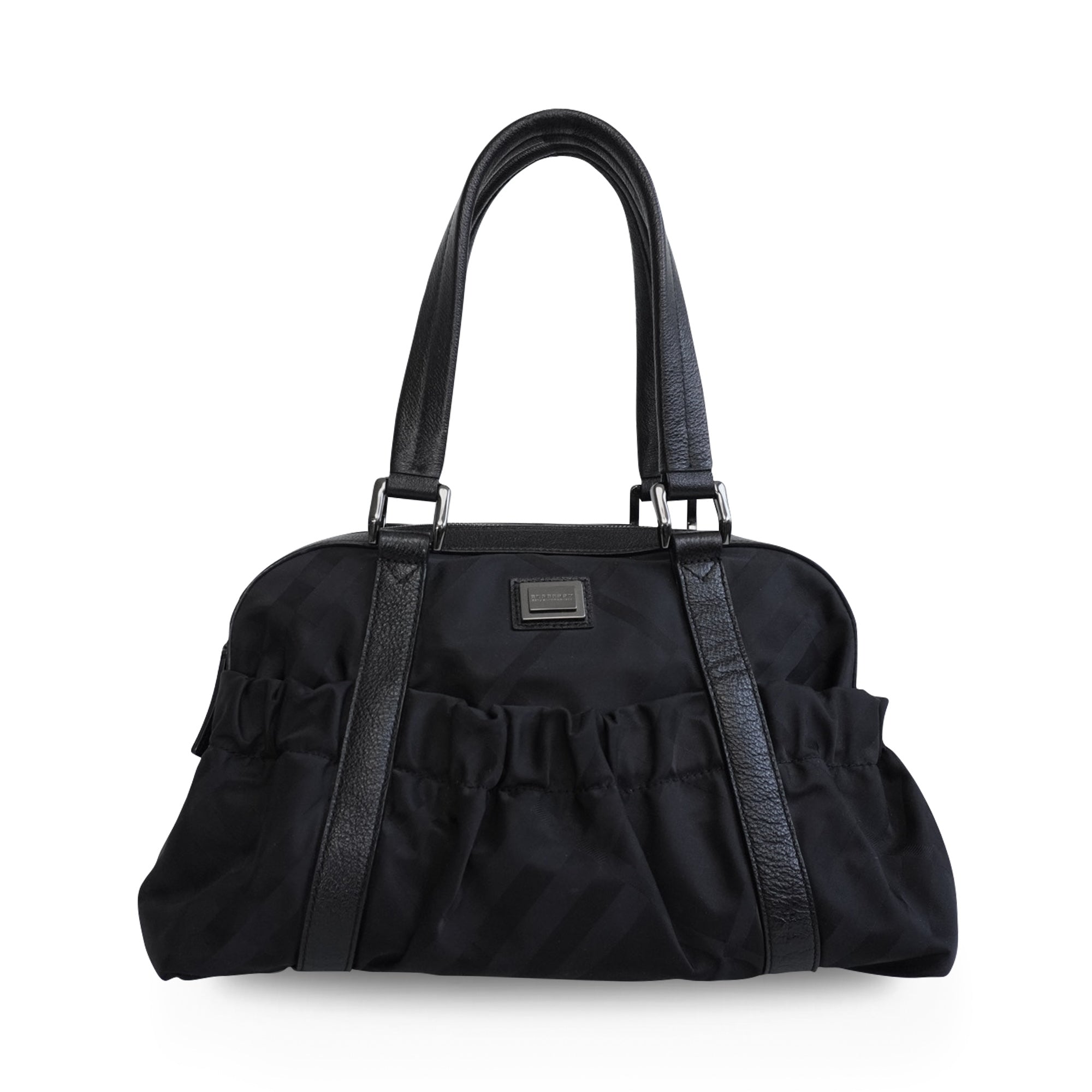 Burberry 'Black Johnstone' Bowling Bag