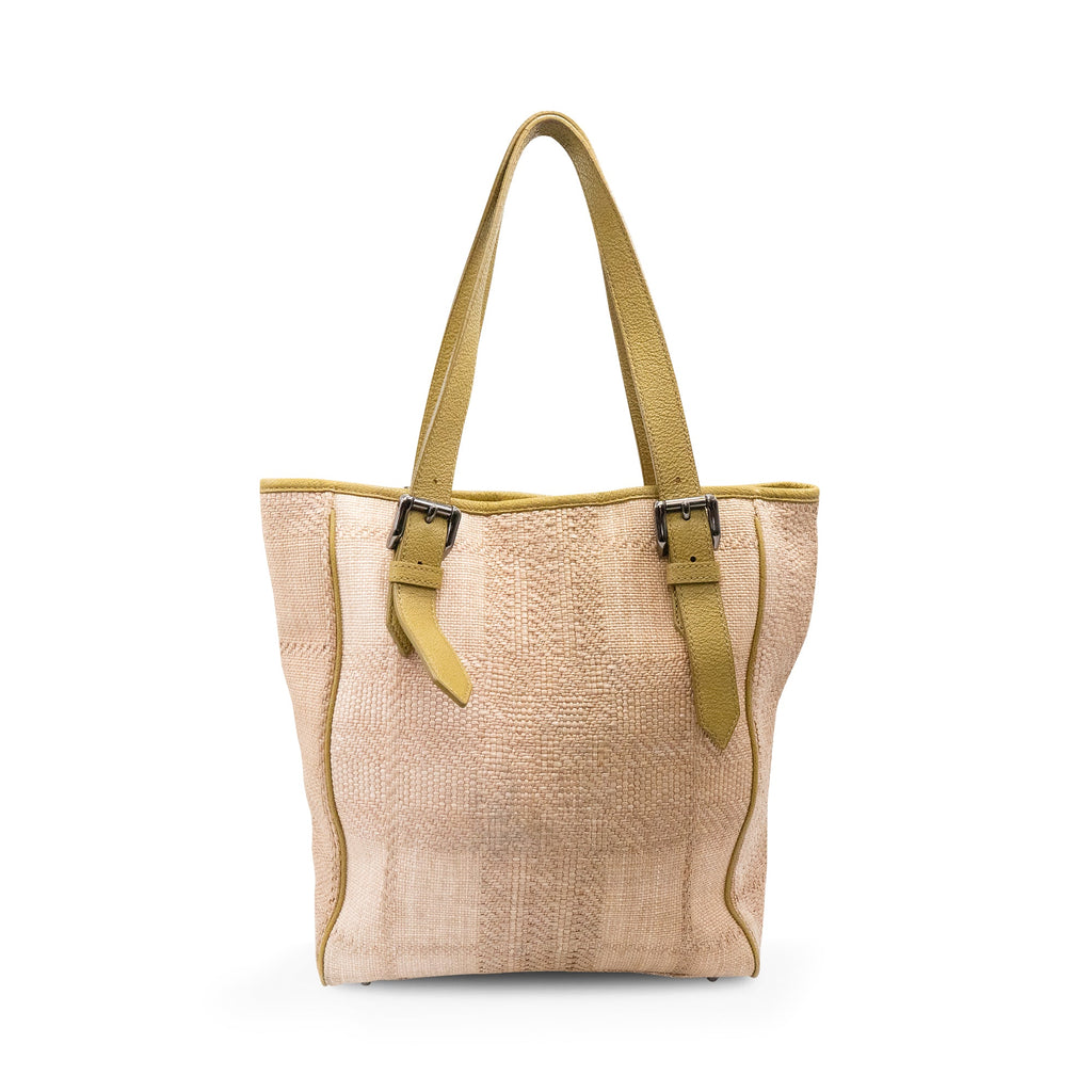 Burberry Woven Tote Bag