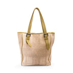 Burberry Woven Tote Bag