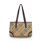 Burberry 'Haymarket Check' Tote Bag