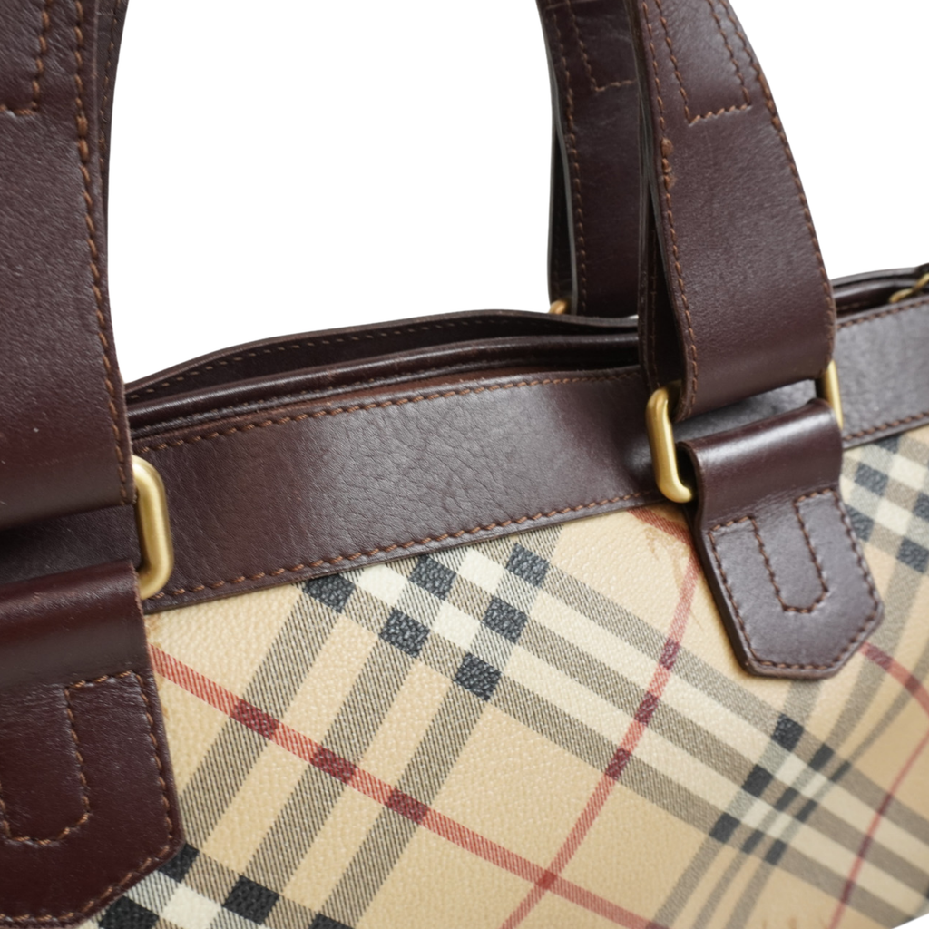 Burberry Haymarket Check Handbag