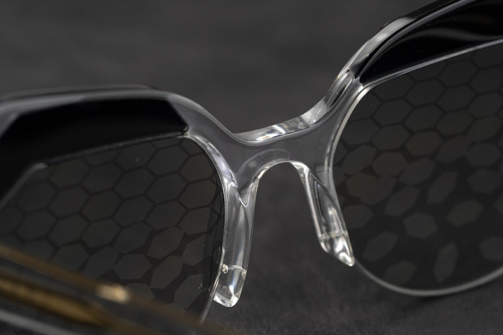 Bvlgari Serpenteyes Women's Sunglasses Geometric Cat Eye Crystal Patterned