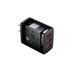Baseus Compact 3 ports Fast Charger 30W