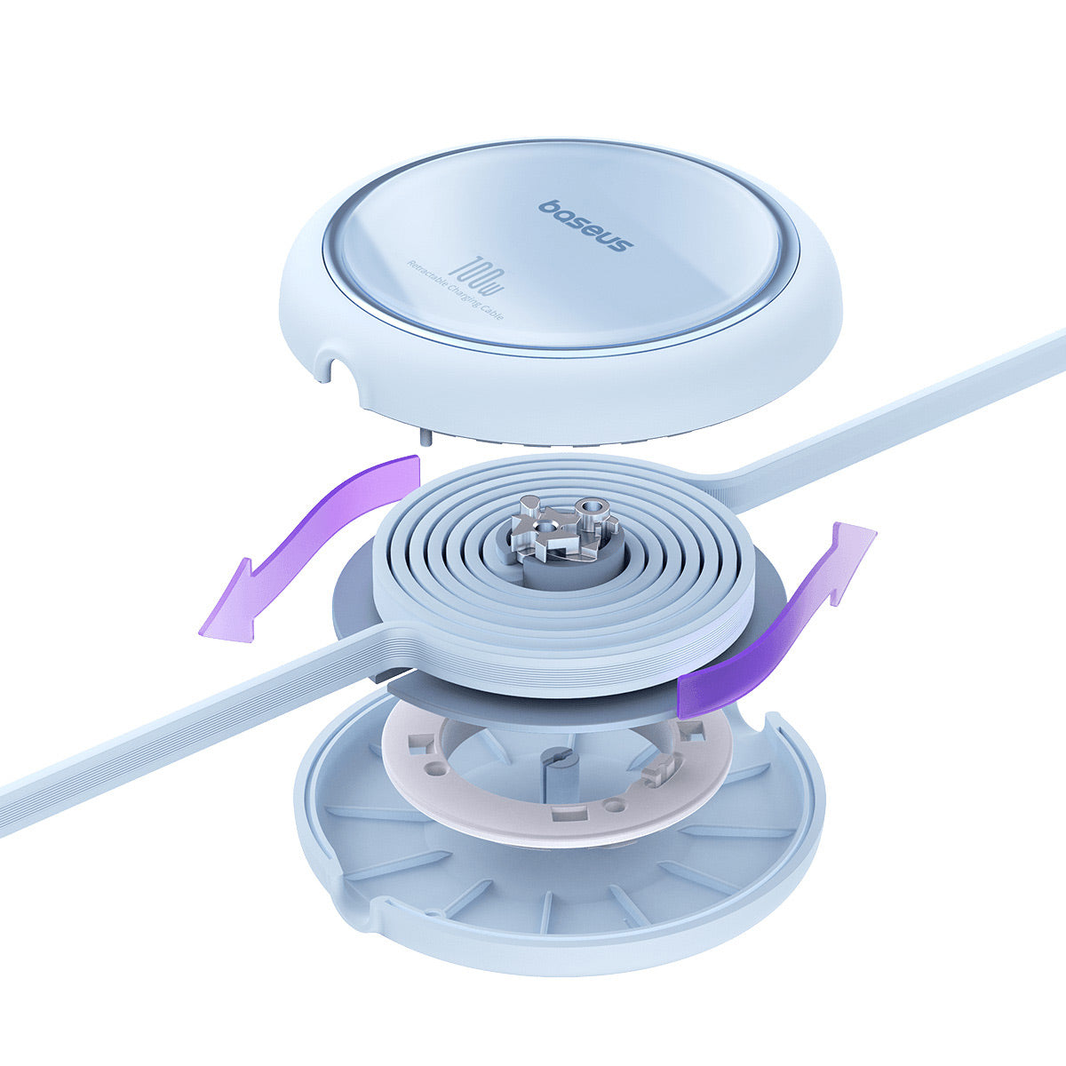 Baseus Free2Pull Retractable Charing Cable 100W
