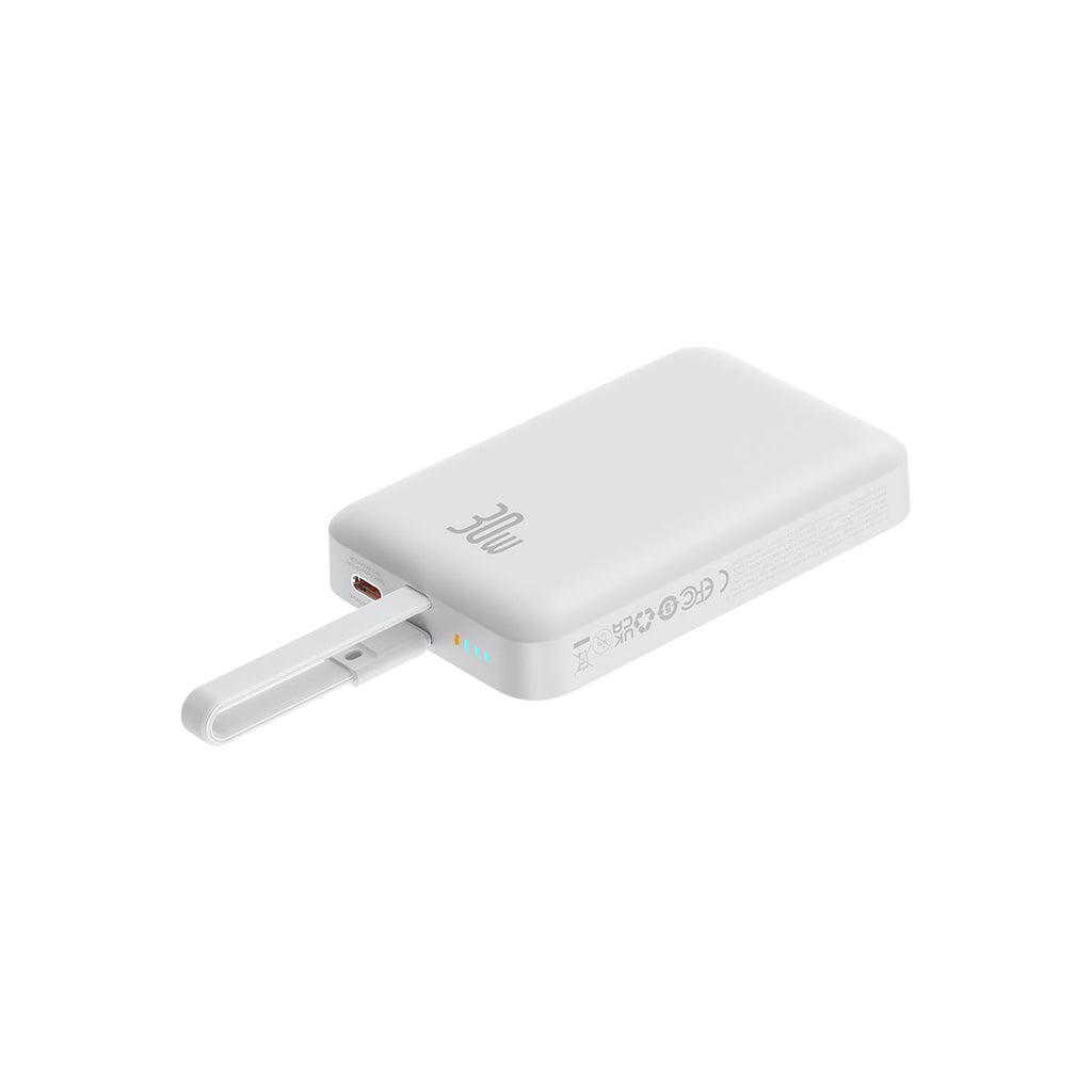 Baseus Magnetic Power Bank 30W 10000mAh With Built-in USB-C Cable