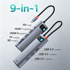 Baseus Metal Gleam Series 9-in-1 USB C HUB
