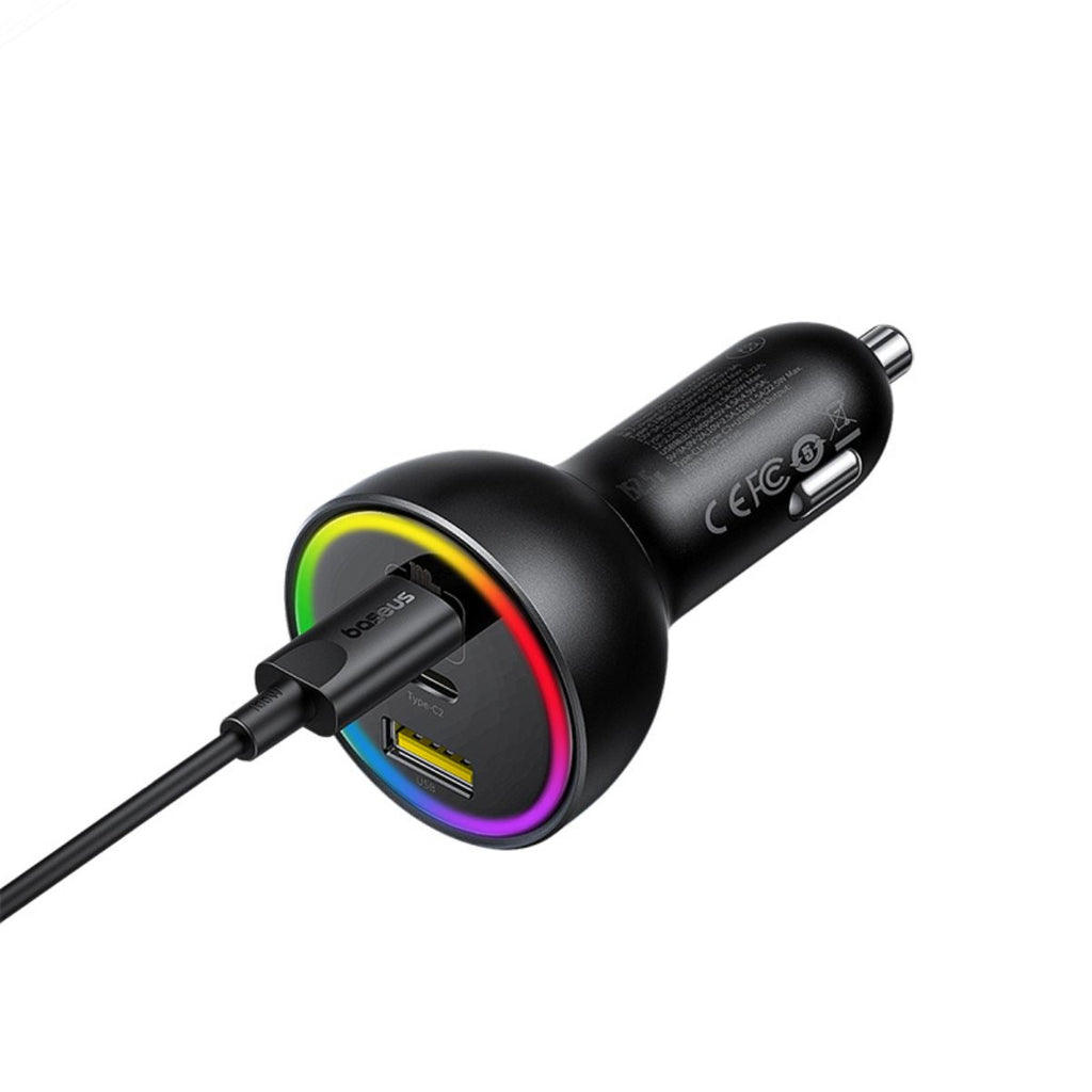 Baseus Multi-Port Fast Charge Car Charger C+C+U 152.5W Set
