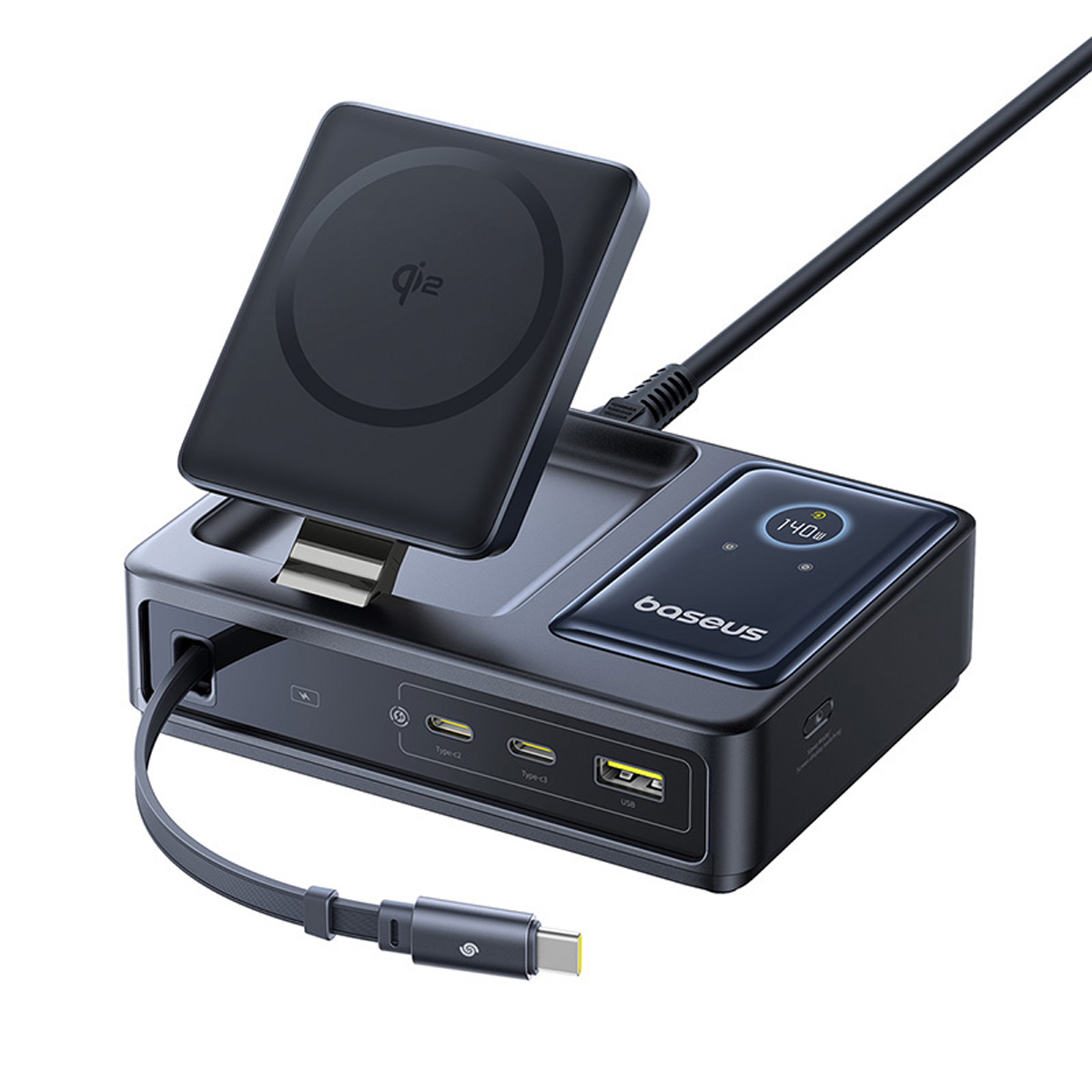 Baseus Nomos 5-in-1 Desktop Charger Qi2 140W