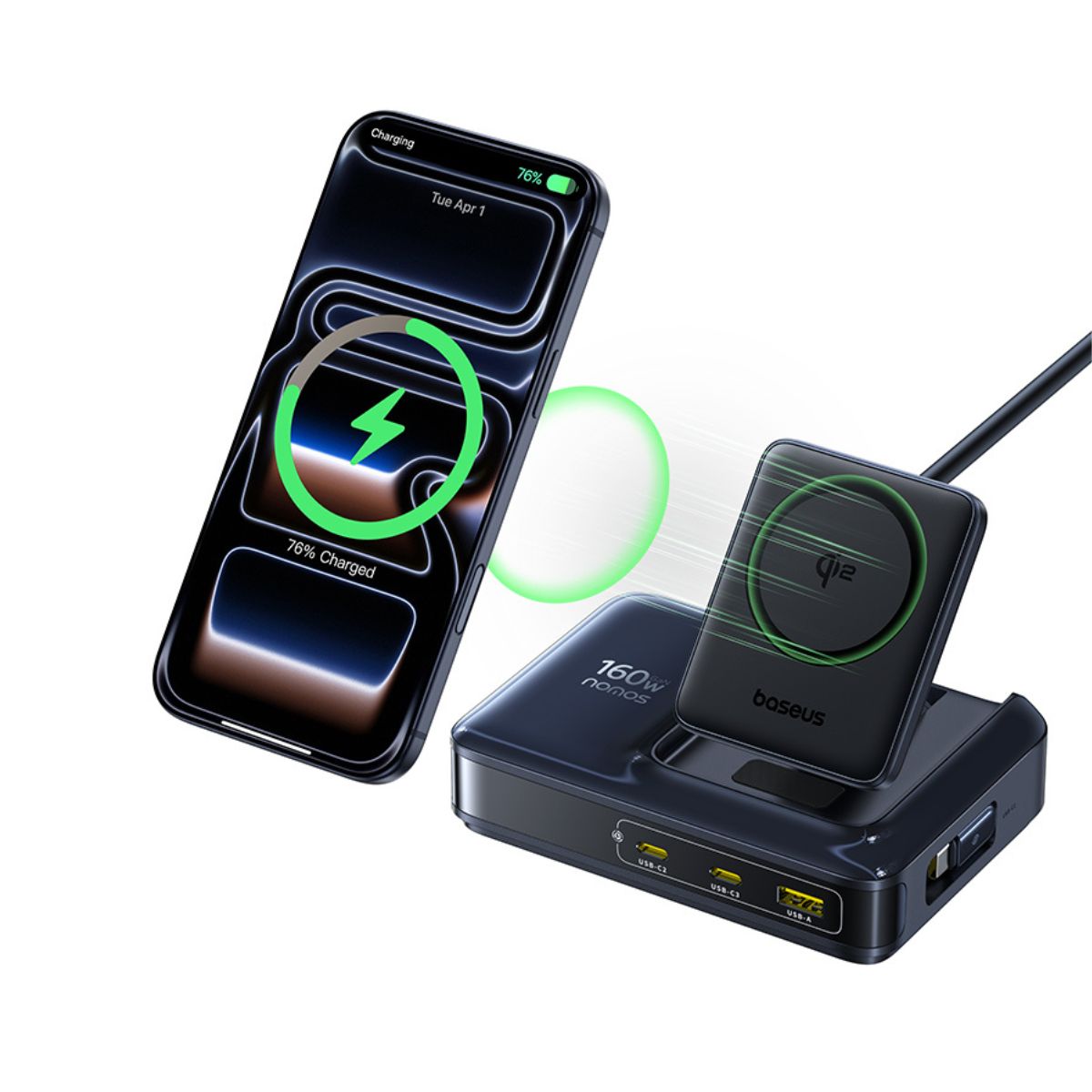 Baseus Nomos NH21 5-in-1 Desktop Charging Station 160W