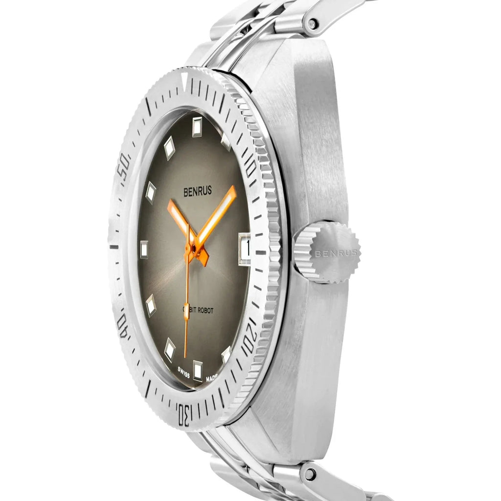 Benrus Men's Skin Diver Watch Grey