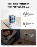Anker <b>523</b> Charger (Nano 3, 47W) and New Nylon USB-C to USB-C 100W Cable (10 ft)