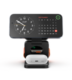 KUXIU X55 3-In-1 Foldable Magnetic Wireless Charging Station - Black