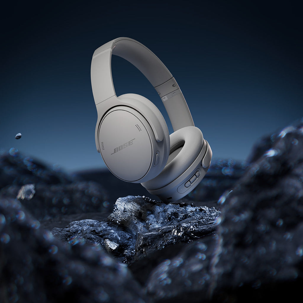 Bose QuietComfort Headphones with Active Noise Cancellation (Moonlight Grey)