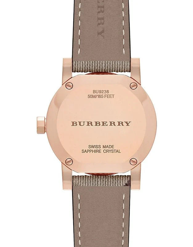 Burberry Ladies Watch The City 26mm Rose Gold