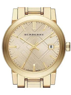 Burberry Ladies Watch The City 34mm Champagne Gold