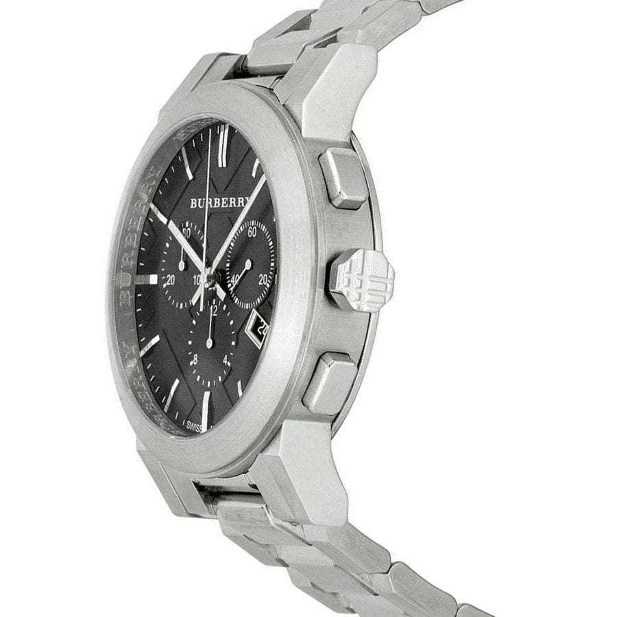 Burberry Men's Watch Chronograph The City 42mm Black