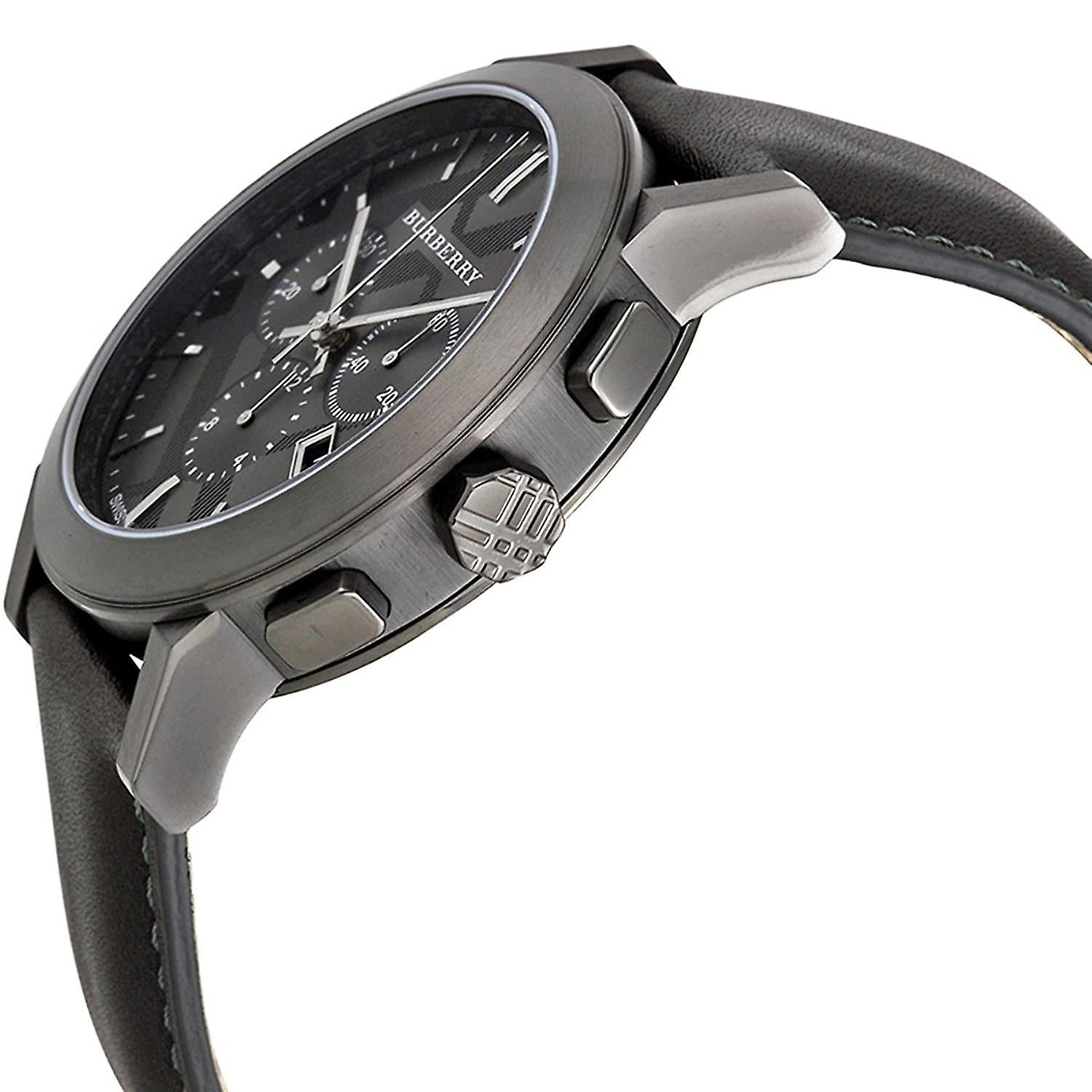 Burberry Men's Watch Chronograph The City Black