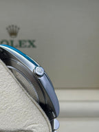 Rolex Steel and White Gold Rolesor Datejust 41  - Dark Rhodium Index Dial - Jubilee Bracelet - 126334 dkrij