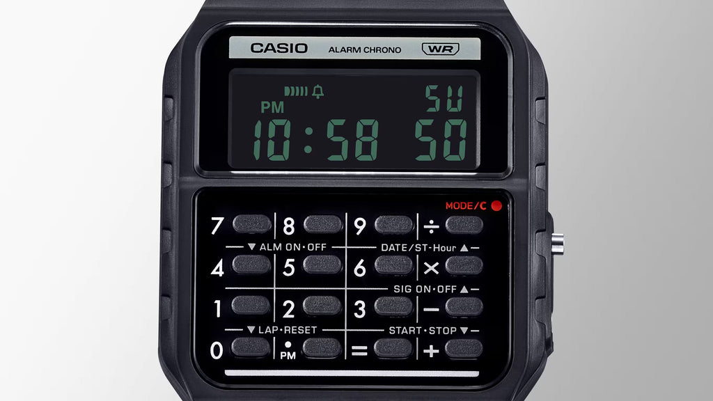 Casio POP Watch Data Bank Calculator Black