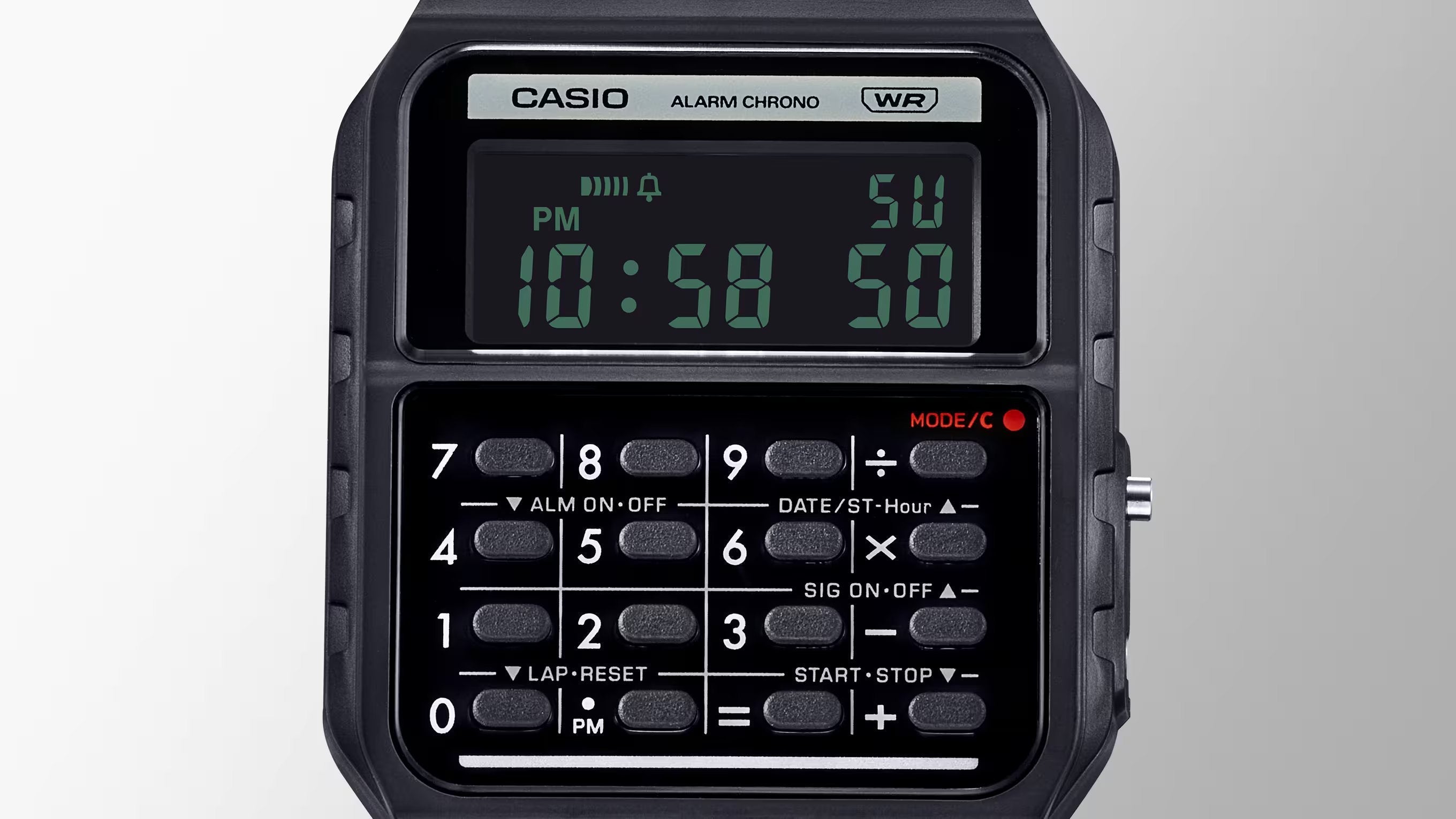 Casio POP Watch Data Bank Calculator Black