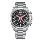Citizen Eco-Drive Chronograph Men's Watch 41mm Black Dial
