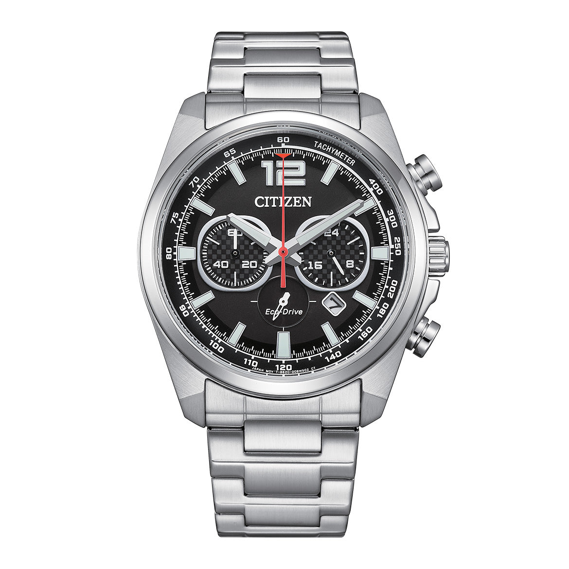 Citizen Eco-Drive Chronograph Men's Watch 41mm Black Dial