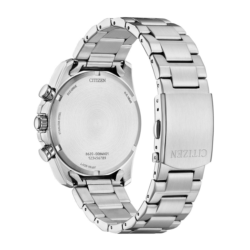 Citizen Eco-Drive Chronograph Men's Watch 41mm Black Dial
