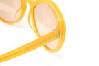 Calvin Klein Women's Sunglasses Oversized Cat Eye Yellow