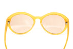 Calvin Klein Women's Sunglasses Oversized Cat Eye Yellow