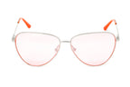 Calvin Klein Women's Sunglasses Cat Eye Pink/Silver