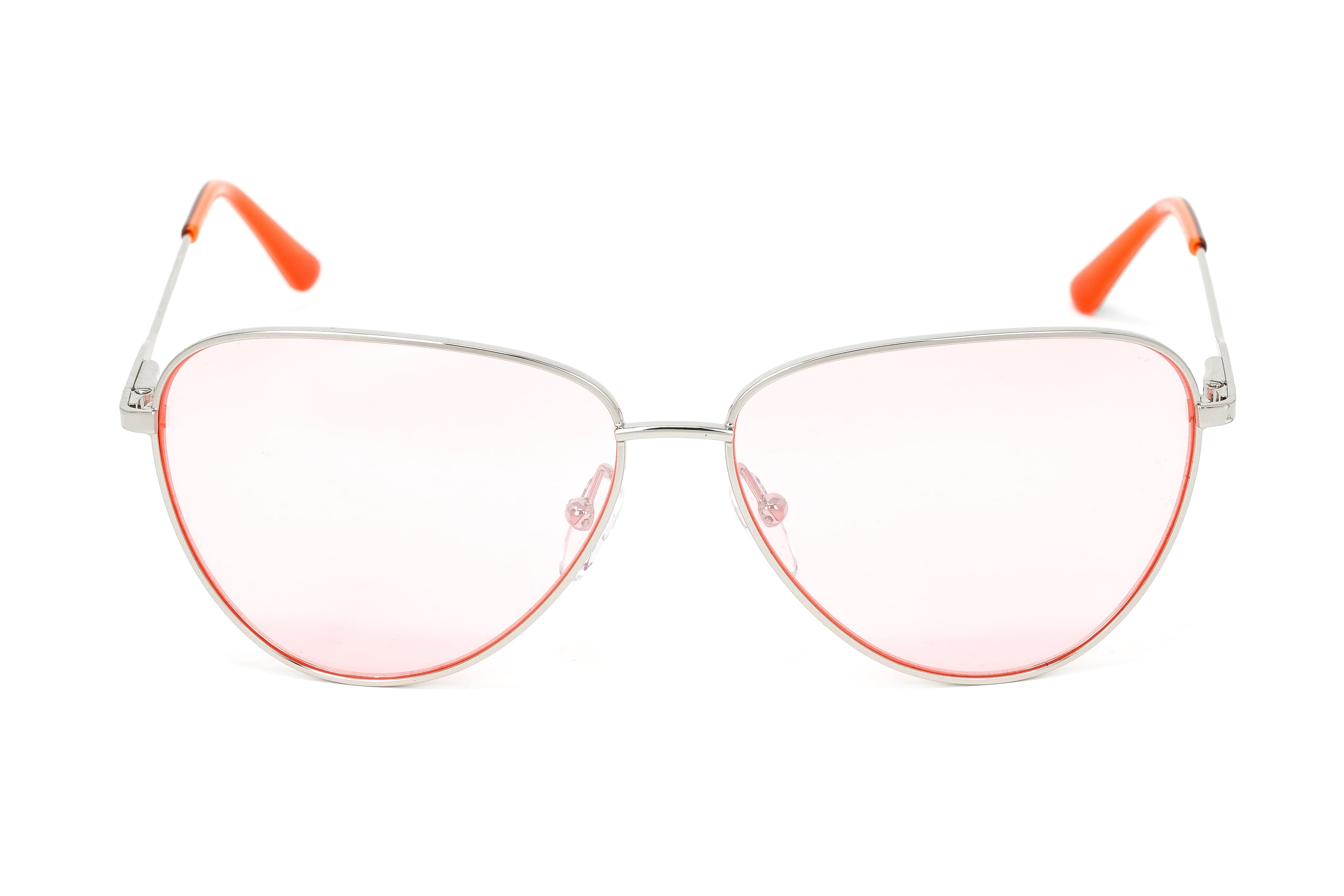Calvin Klein Women's Sunglasses Cat Eye Pink/Silver
