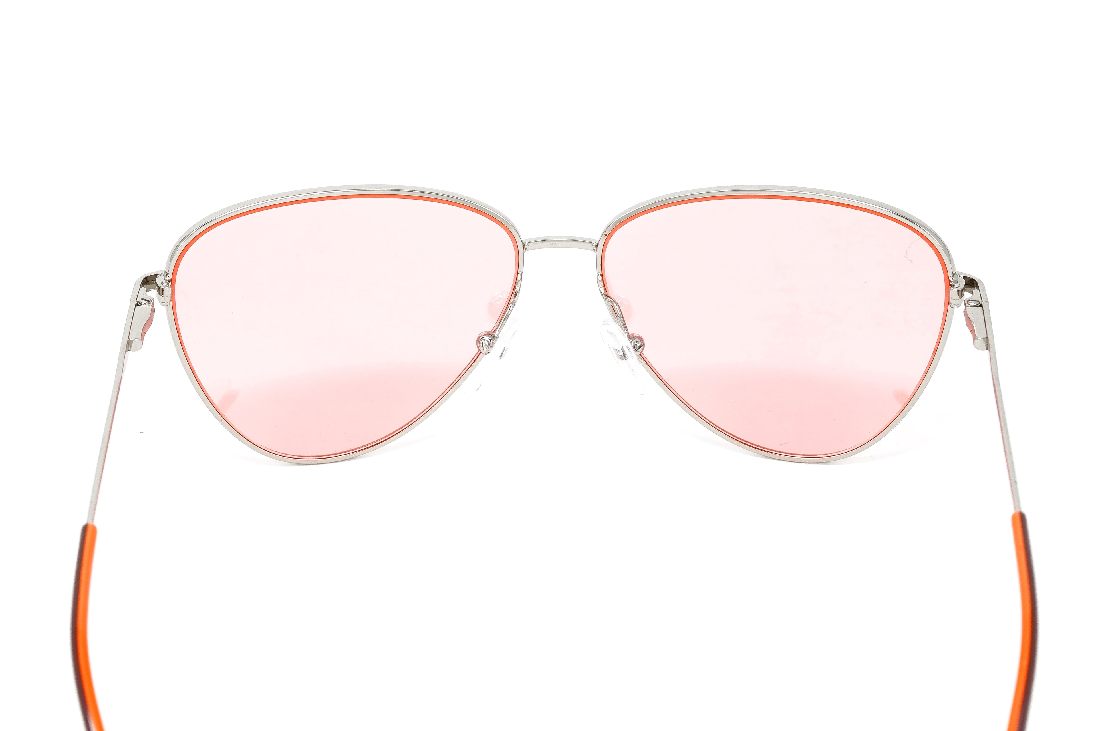 Calvin Klein Women's Sunglasses Cat Eye Pink/Silver