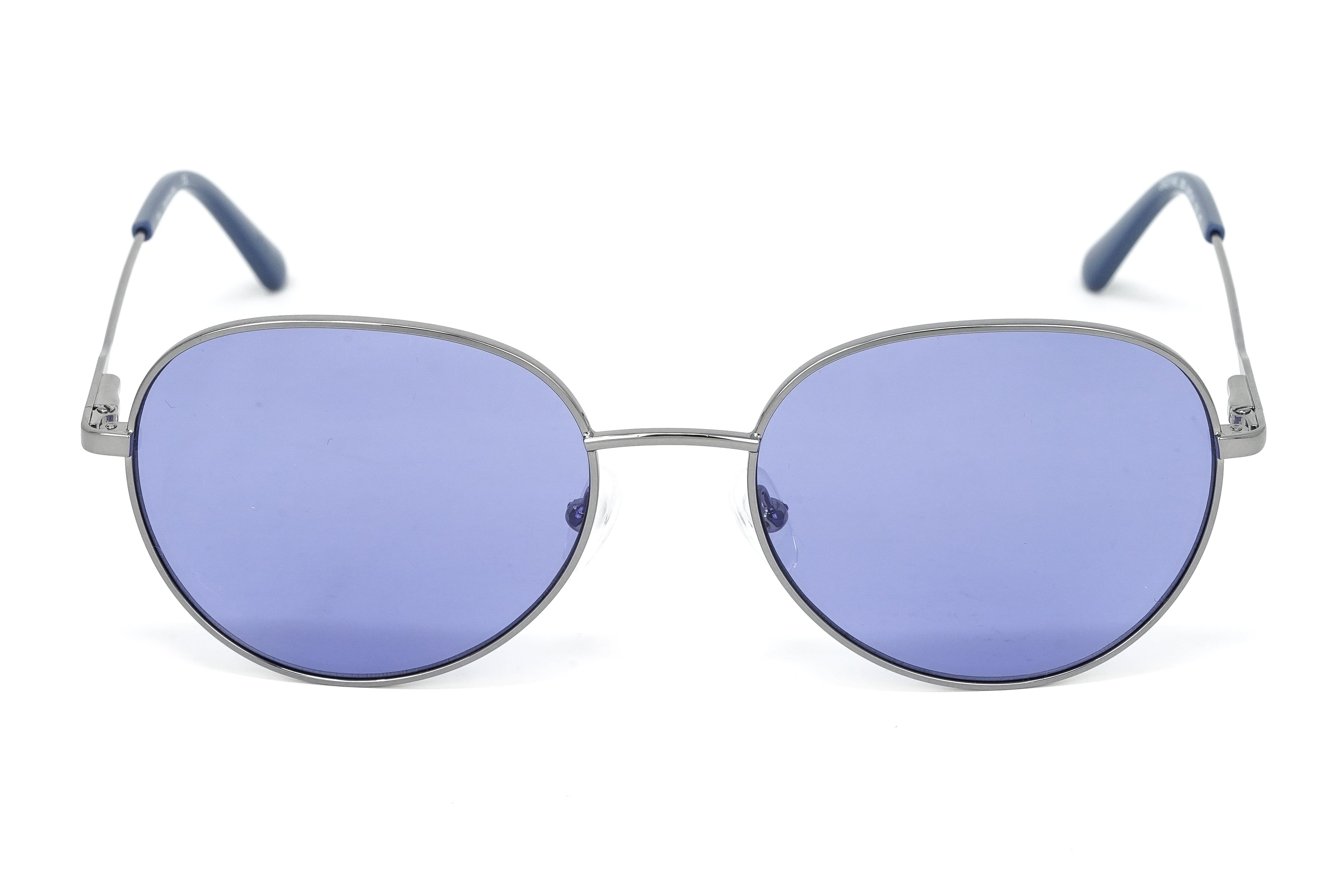 Calvin Klein Women's Sunglasses Round Purple/Gunmetal