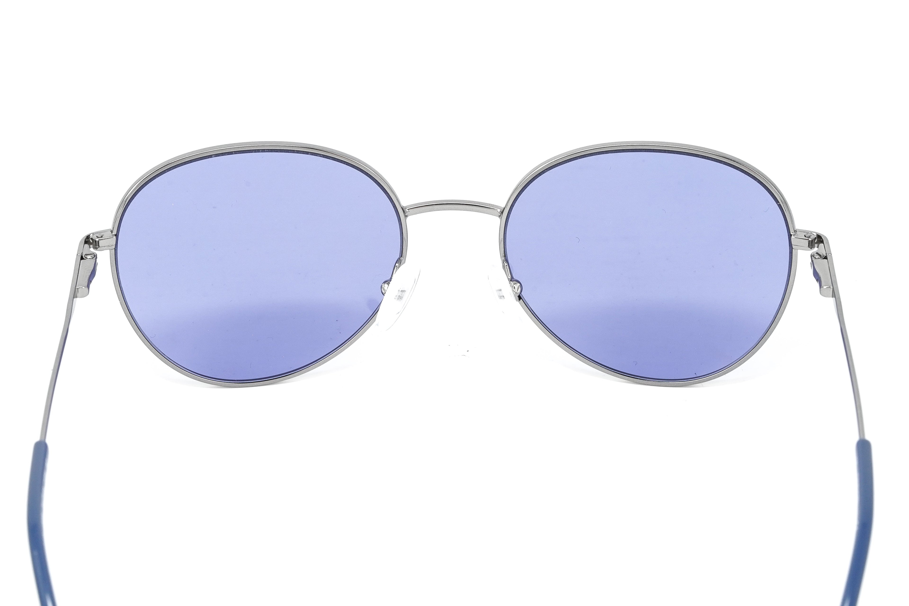 Calvin Klein Women's Sunglasses Round Purple/Gunmetal