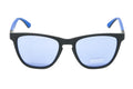 Calvin Klein Men's Sunglasses Classic Square Matte Black/Cobalt