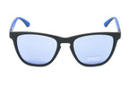 Calvin Klein Men's Sunglasses Classic Square Matte Black/Cobalt