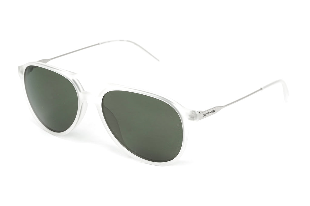 Calvin Klein Men's Sunglasses Pilot White