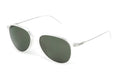 Calvin Klein Men's Sunglasses Pilot White