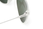 Calvin Klein Men's Sunglasses Pilot White