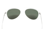 Calvin Klein Men's Sunglasses Pilot White