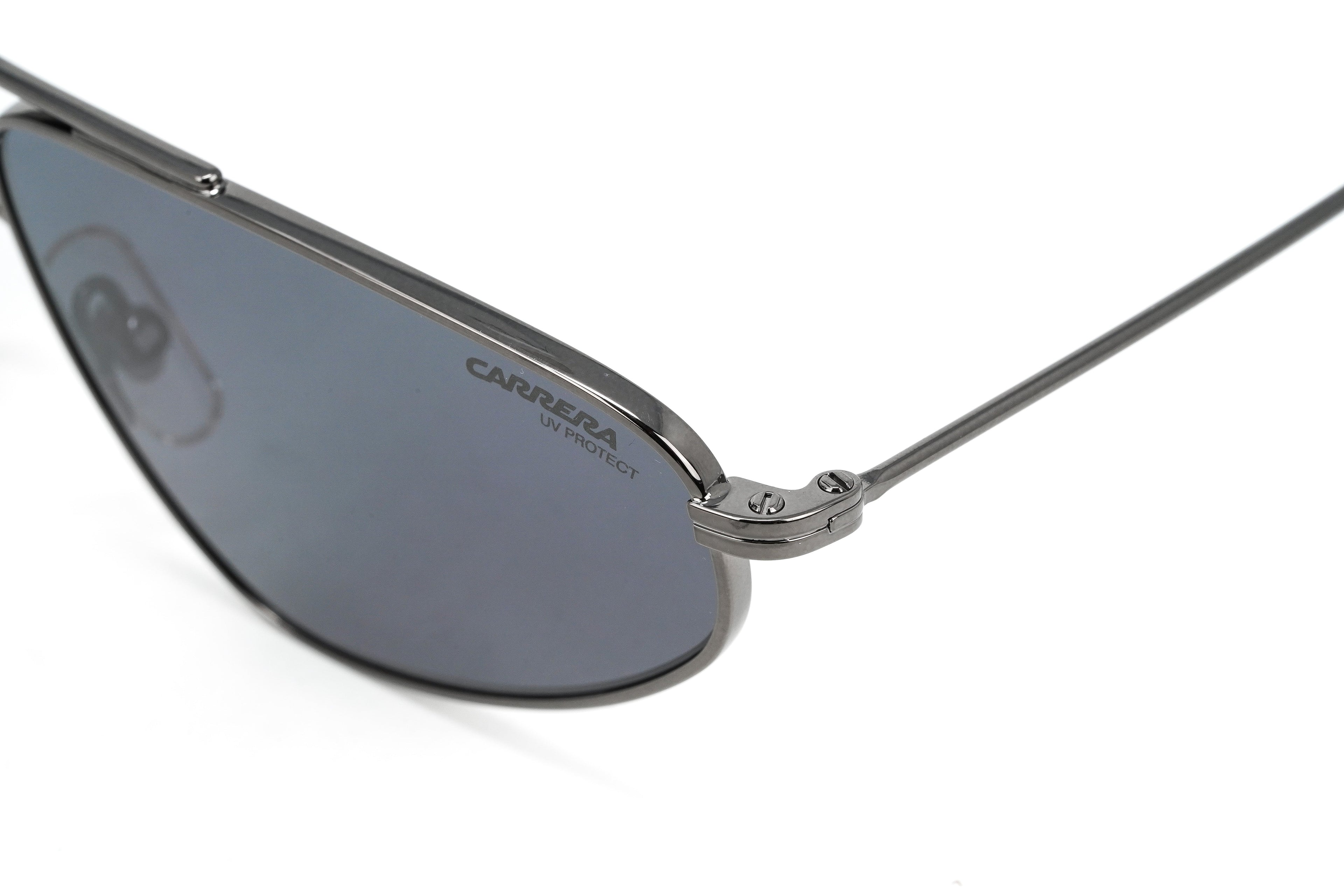 Carrera Unisex Sunglasses Angular Pilot Gunmetal/ Grey