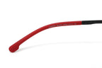 Carrera Men's Sunglasses Rimless Browline Red Mirror