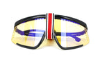Carrera Unisex Sunglasses Shield Wap-Around Black/Yellow