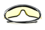 Carrera Unisex Sunglasses Shield Wap-Around Black/Yellow